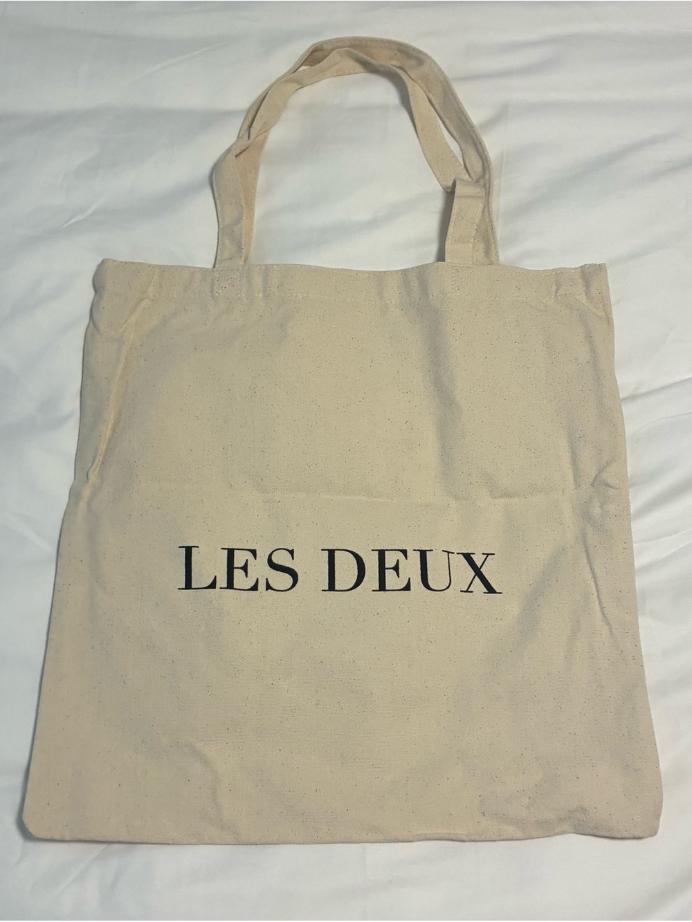 LES DEUX Natural Canvas Tote Bag